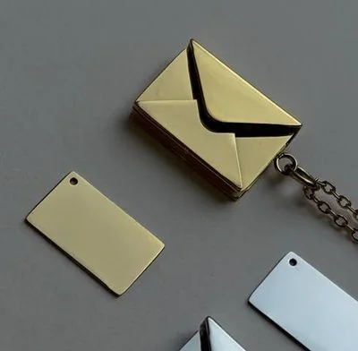 Підвіска «Конверт» позолота – обкладинка - купуйте на Chuttyevo!