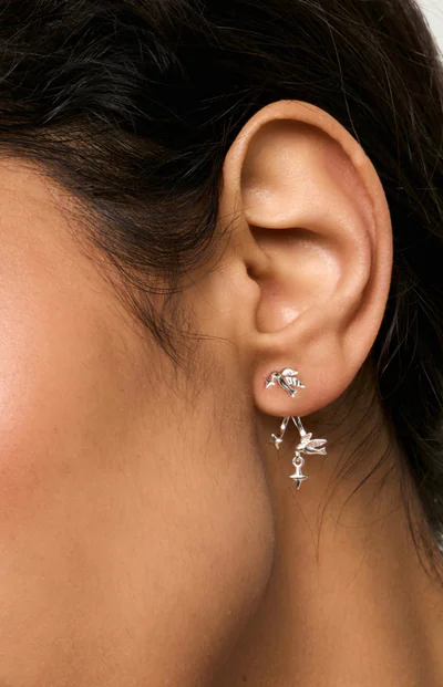 Сережки-джекети "Ластівки" – обкладинка - купуйте на Chuttyevo!