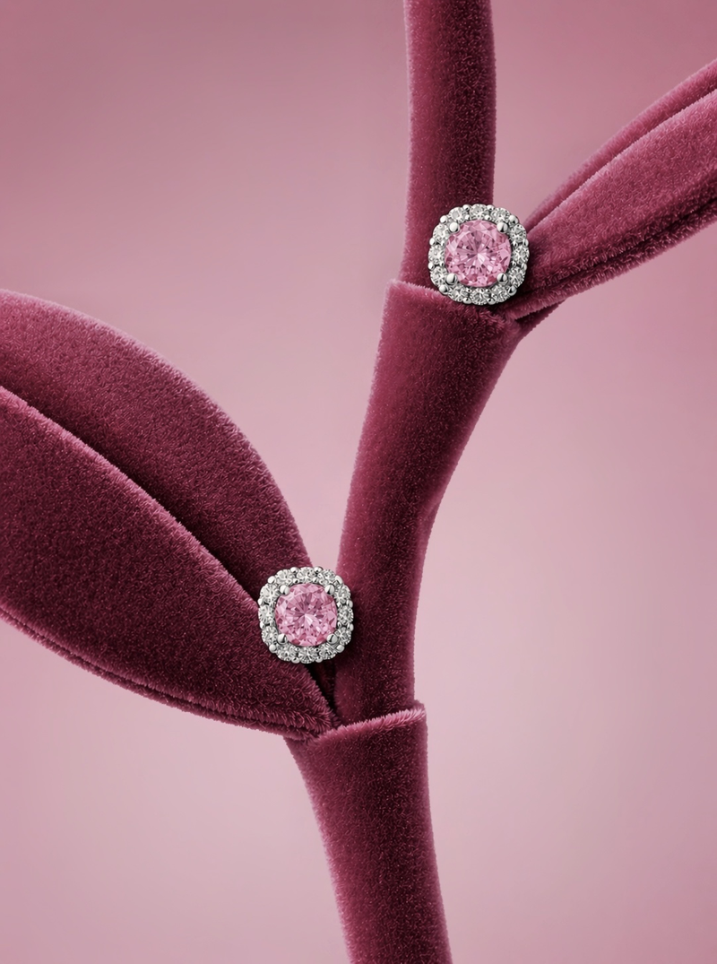 Сережки "Light pink"