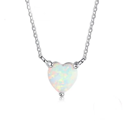 Ланцюжок "Опал біле серце" – обкладинка - купуйте на Chuttyevo!