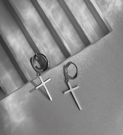 Сережки "Хрестики" – обкладинка - купуйте на Chuttyevo!