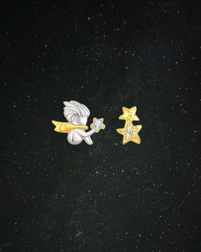 Сережки асиметричні "Маленький принц" – обкладинка - купуйте на Chuttyevo!