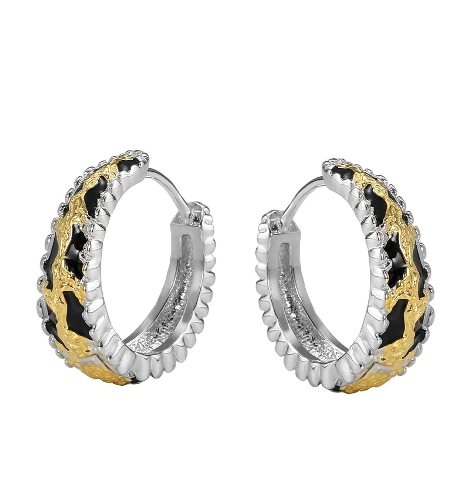 Сережки з емаллю "Лео" – обкладинка - купуйте на Chuttyevo!