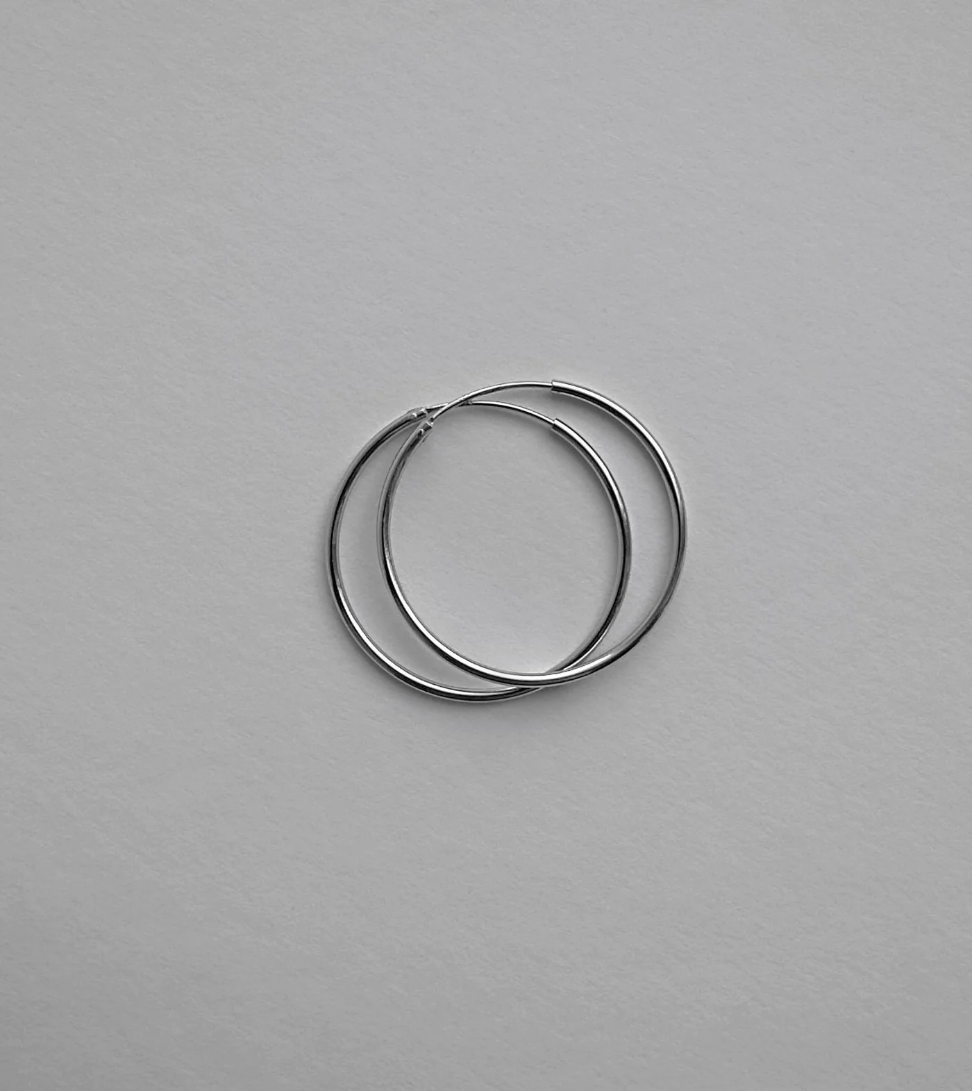 Сережки-кільця 32 мм – обкладинка - купуйте на Chuttyevo!