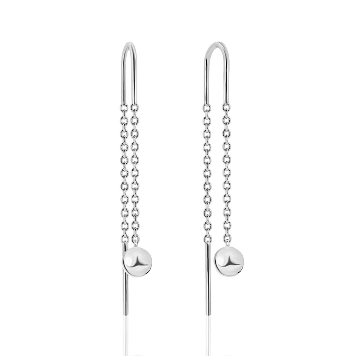 Сережки-протяжки "Кульки" – обкладинка - купуйте на Chuttyevo!