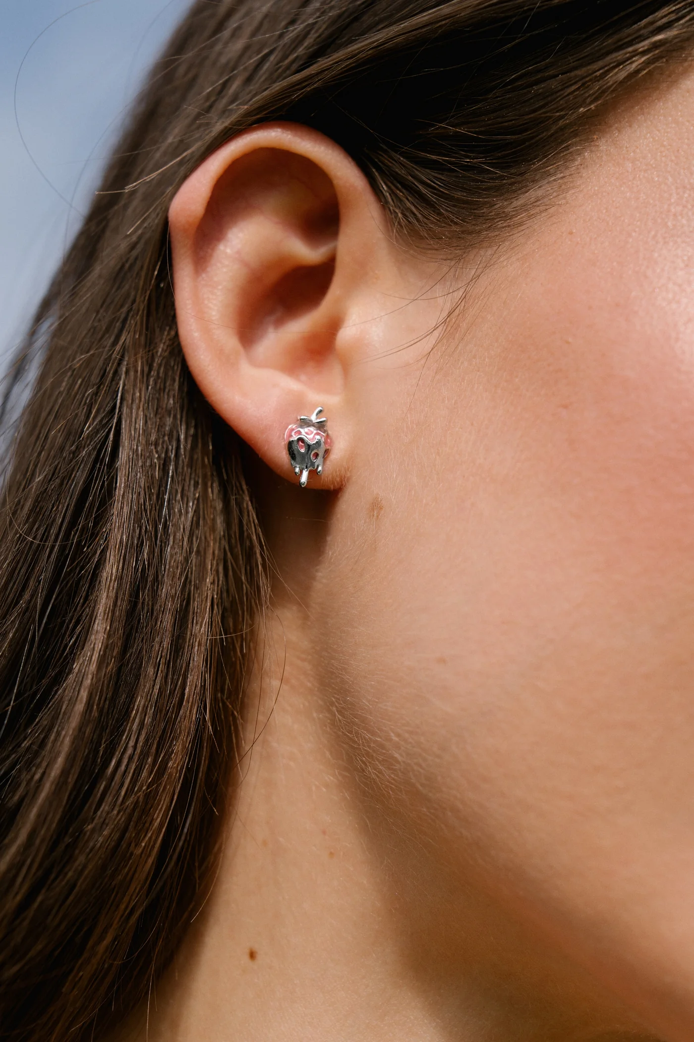 Сережки "Полуничка" – обкладинка - купуйте на Chuttyevo!