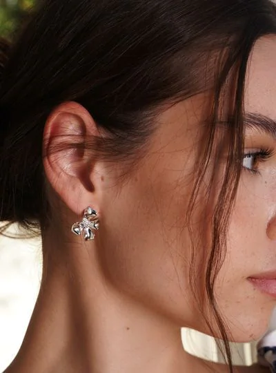 Сережки масивні квіти – обкладинка - купуйте на Chuttyevo!