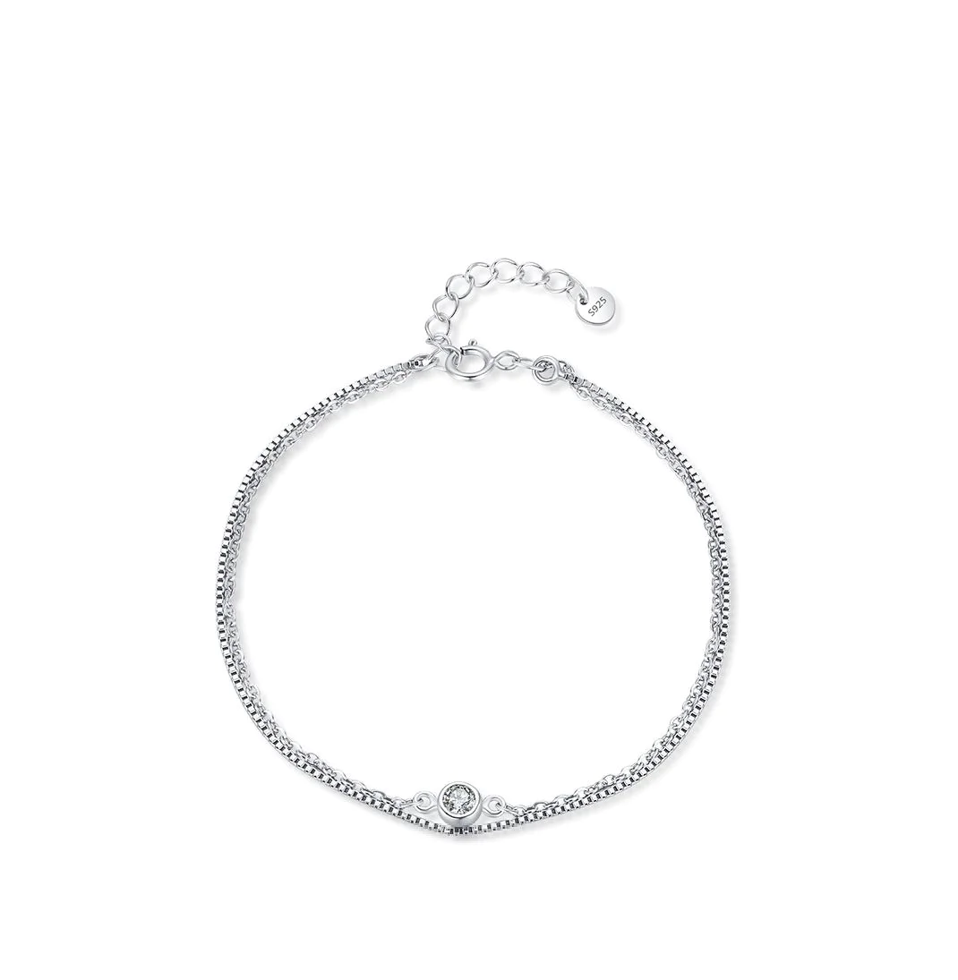 Браслет "Подвійний з камінчиком" – обкладинка - купуйте на Chuttyevo!