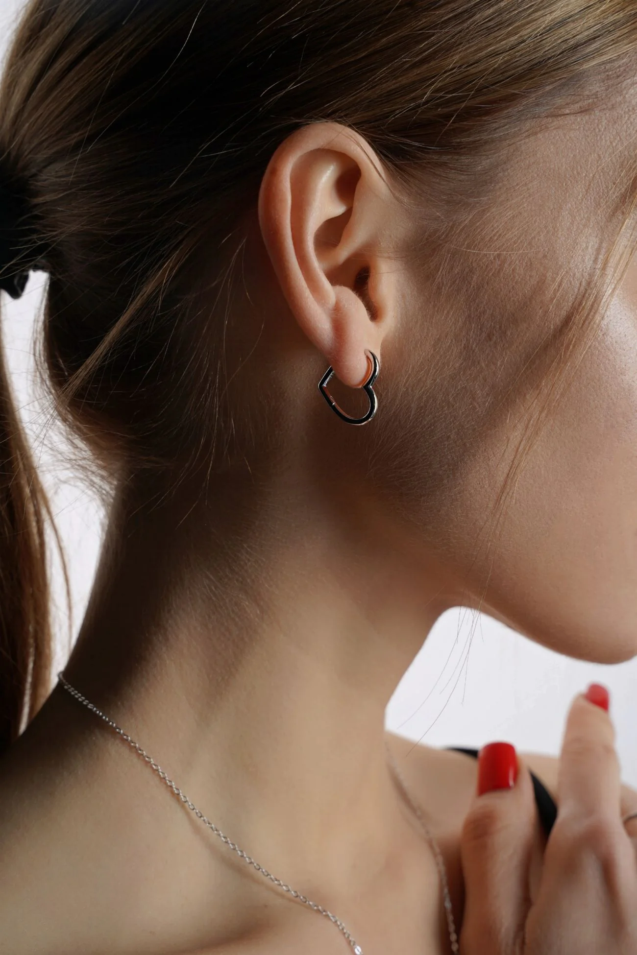 Сережки більші "Серця" – обкладинка - купуйте на Chuttyevo!