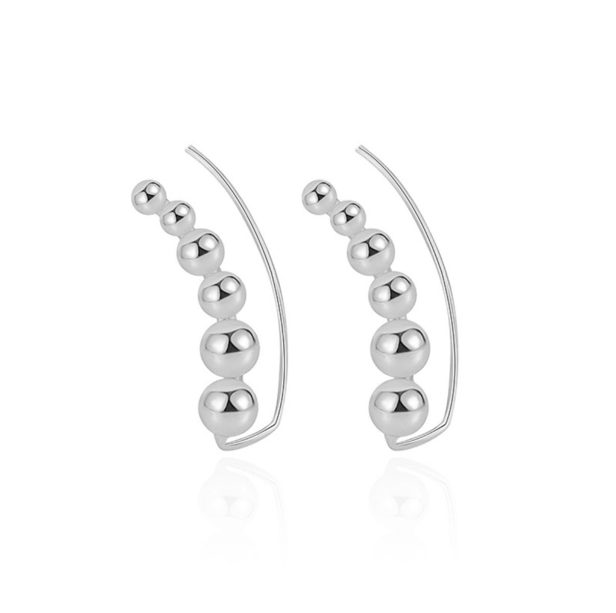 Сережки-клаймбери "Balls" – обкладинка - купуйте на Chuttyevo!