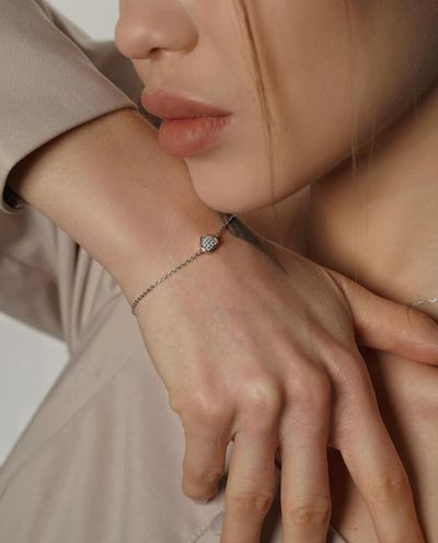 Браслет з сердечком "Midnight Sparkle" – обкладинка - купуйте на Chuttyevo!