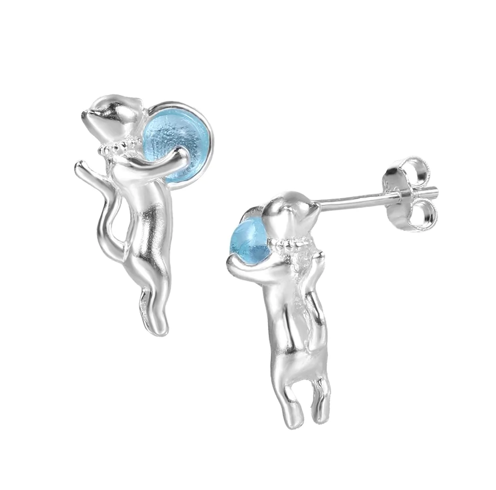 Сережки "Kitty" – обкладинка - купуйте на Chuttyevo!