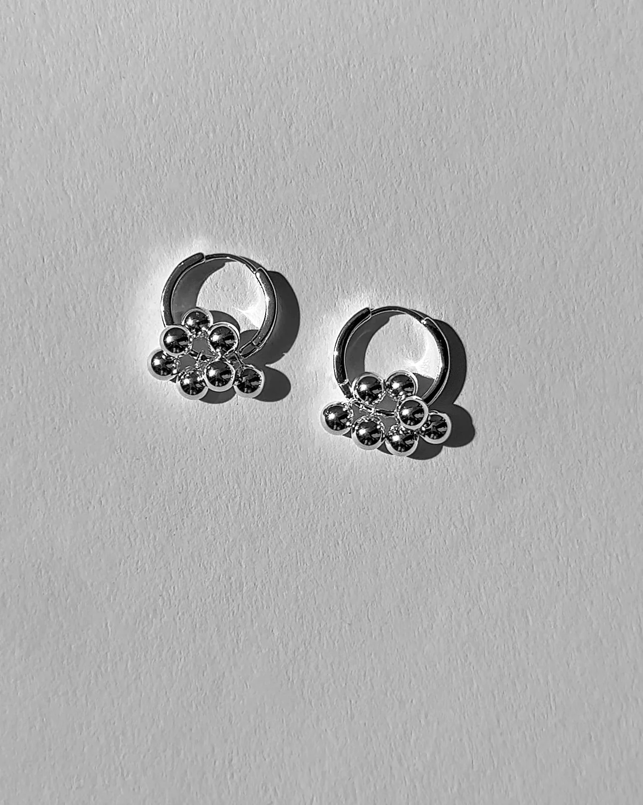 Сережки з рухомими кульками "Bubbles" – обкладинка - купуйте на Chuttyevo!