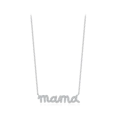 Ланцюжок з фіанітами "Мама" – обкладинка - купуйте на Chuttyevo!