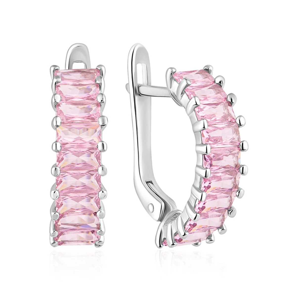 Сережки “Pink Glow”