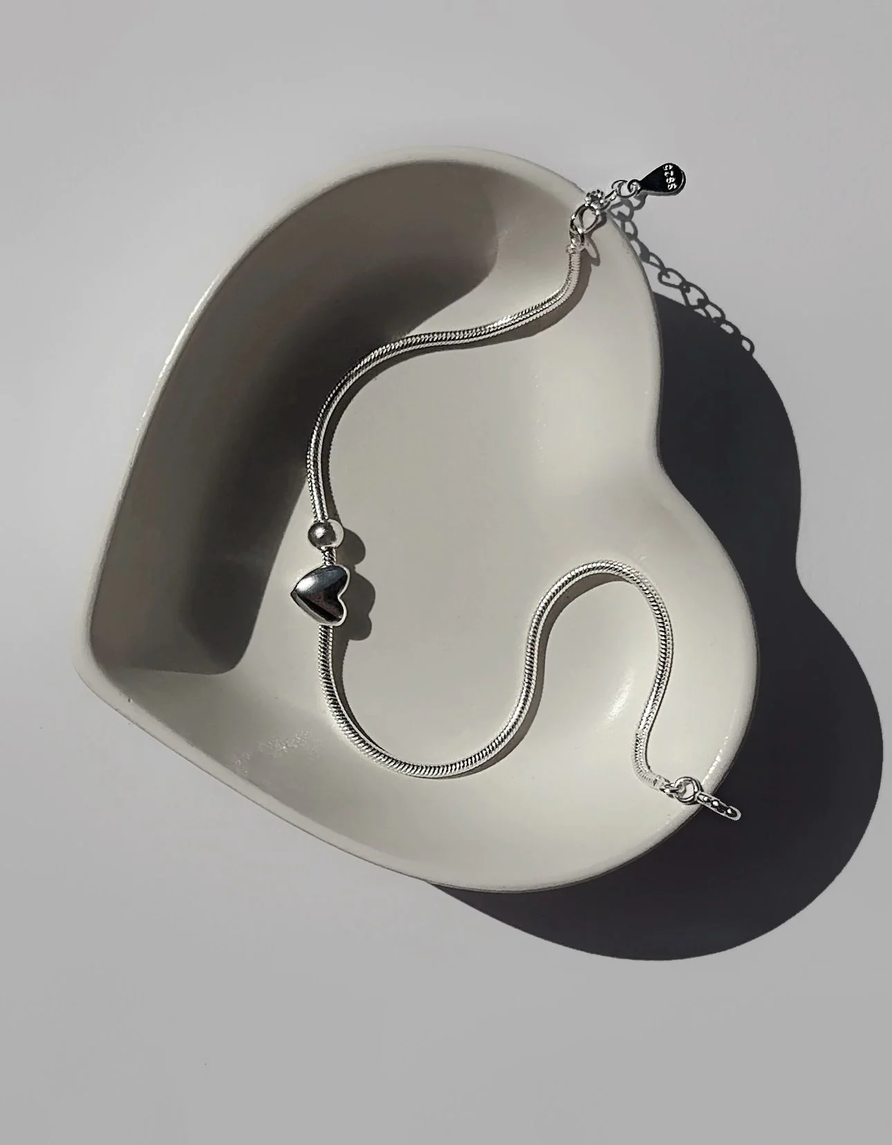 Браслет плетіння снейк "Серце та кулька" – обкладинка - купуйте на Chuttyevo!