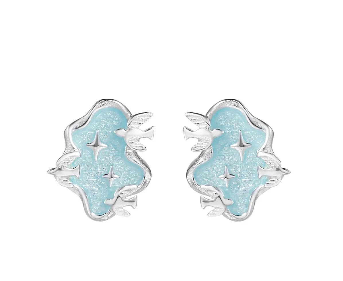 Сережки "Хмаринки" – обкладинка - купуйте на Chuttyevo!