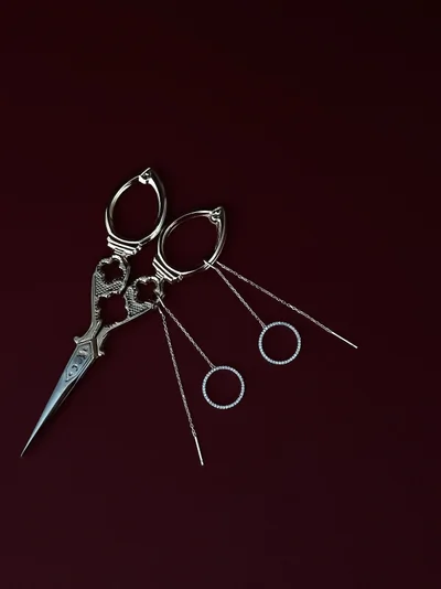 Сережки-протяжки "Кругообіг" – обкладинка - купуйте на Chuttyevo!