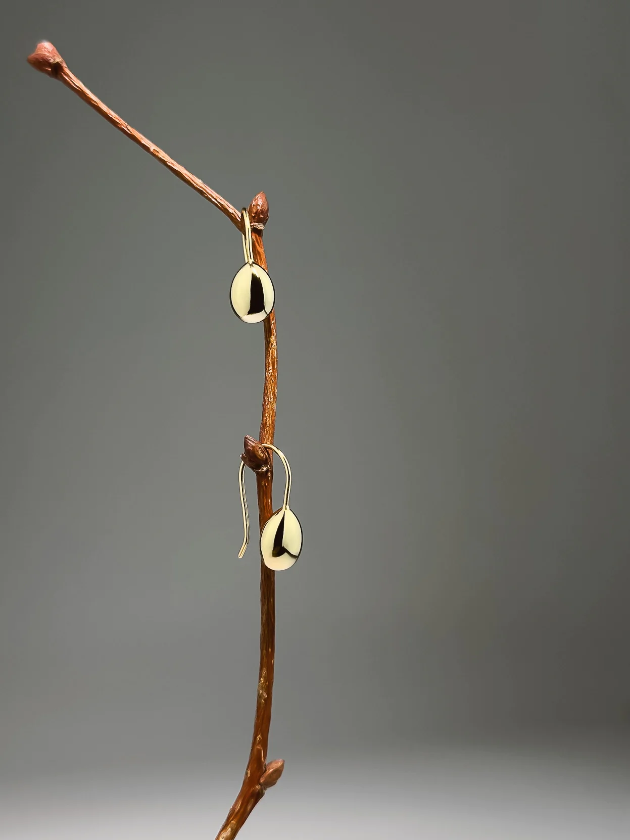 Сережки "Drops", позолота – обкладинка - купуйте на Chuttyevo!